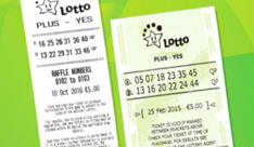 Example of old(right) and new(left) irish lotto ticket