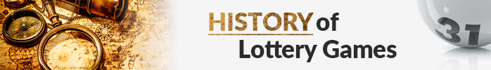History of lottery games image with hisotrical map