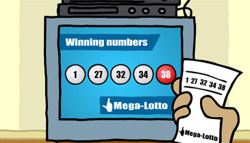 Megalotto draw in tv and complete match ticket of megalotto 