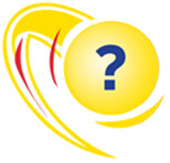 Megamillions logo with questionmark